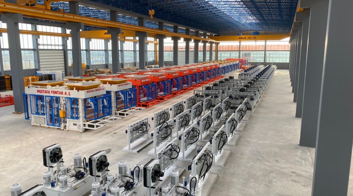 beton parke tası makineleri