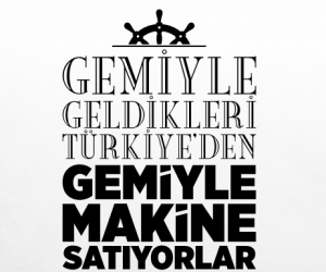We export machinery from Turkey by ship